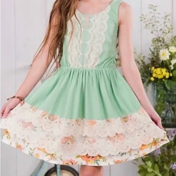New Girls Matilda Jane Where The Green Grass Grows Dress Size 10 Teen Tween NWT - Picture 1 of 14